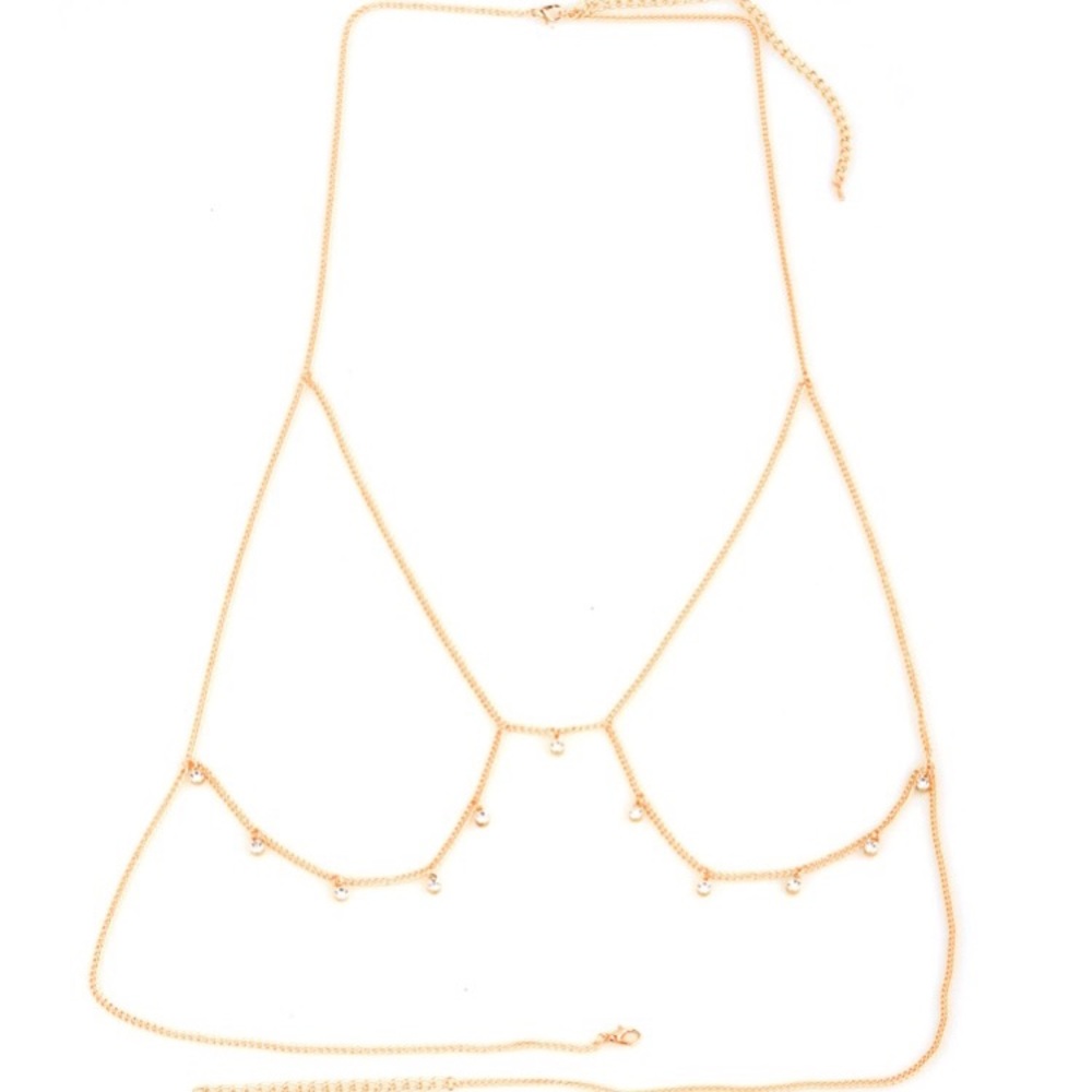 Rhinestone Body Chain💎 - Picture 2 of 3
